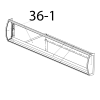 Щит панели фронтальной Polair DM110Sd-S