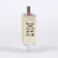 Предохранитель с бойком 50 A, габарит 000, gG Sinvel FNH000S-50