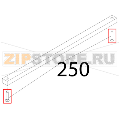 Vite TSP-DIN963, M5x25 Sirman Mirra 300 Y09 Vite TSP-DIN963, M5x25 Sirman Mirra 300 Y09Запчасть на деталировке под номером: 250