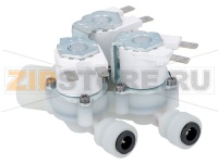 Клапан электромагнитный тройной 220 В, 3/4"х8 мм Unox XB 803