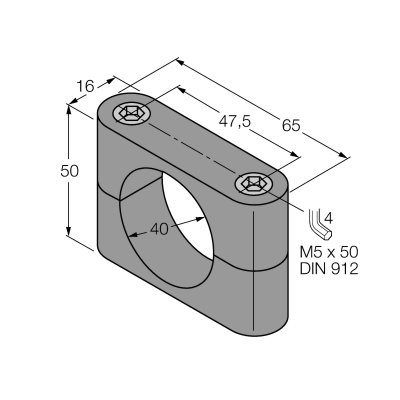 Зажим-фиксатор Turck BS 40 