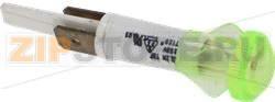 INDICATOR LIGHT GREEN DIAM. 10 