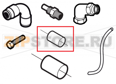 Silicon sleeve Lainox NAEB101R   Silicon sleeve Lainox NAEB101RЗапчасть на сборочном чертеже под номером: 39Название запчасти на английском&nbsp;языке: Silicon sleeve Lainox NAEB101R