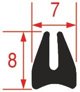 УПЛОТНИТЕЛЬ ДЛЯ СТЕКЛА ПЕЧИ 3800мм RATIONAL 5012.0202 