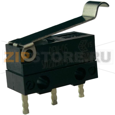 Микропереключатель 250 В/AC, 5 A, 1 x вкл/вкл, IP67, 1 шт Zippy DFW-05S-B02P0E-Z 