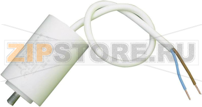 Конденсатор MKP для электродвигателей, 1 мкФ, 450 V/AC, 5 %, 25x51 мм, 1 шт Weltron WB4010/B 350mm 