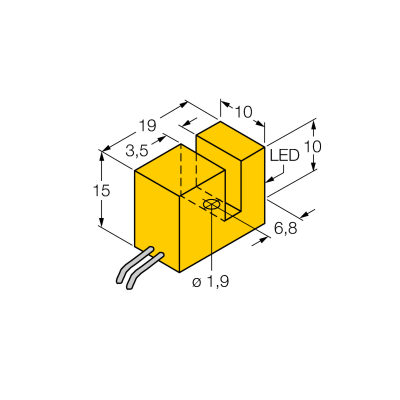 Датчик индуктивный Turck SI3.5-K10-Y1X 