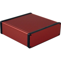 Корпус 160x165x51.5 мм, материал: алюминий, красный, 1 шт Hammond 1455T1601RD
