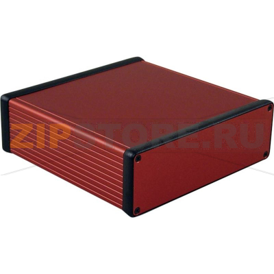 Корпус 160x165x51.5 мм, материал: алюминий, красный, 1 шт Hammond 1455T1601RD 