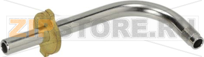 Discharge pipe chromium plated 