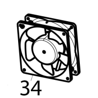 Compact fan 120 Tecnoinox GFB10DS