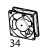 Compact fan 120 Tecnoinox GFB10DS