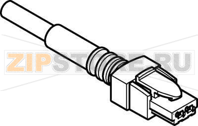 Розетка штекерная с кабелем Festo NEBV-HSG2-P-1-N-LE2 
