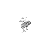Фитинг компрессионный Turck CF-P-6-G1/4-A4