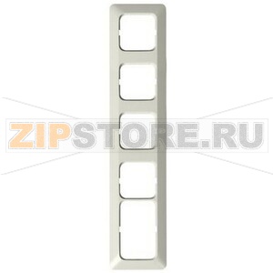 Рамка пятиместная, белая ABB 639.46 