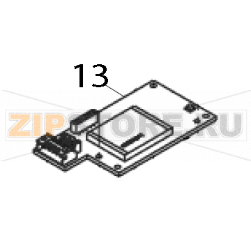 RFID Module TSC Alpha-40L (R) RFID Module TSC Alpha-40L (R)Запчасть на деталировке под номером: 13