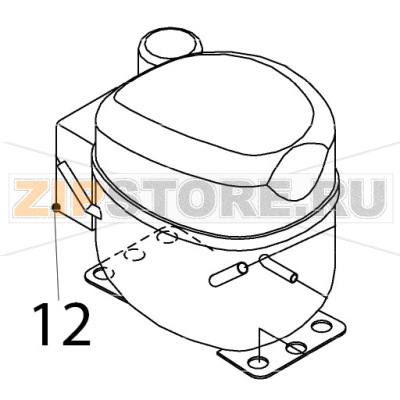 Starting relay Hoshizaki IM-65NE Starting relay Hoshizaki IM-65NEЗапчасть на деталировке под номером: 12