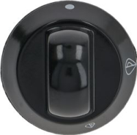 KNOB ARISTON TYPE BLACK ø 34 mm
