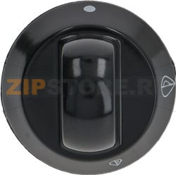 KNOB ARISTON TYPE BLACK ø 34 mm 