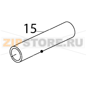 Suction tubing Hoshizaki IM-65NE Suction tubing Hoshizaki IM-65NEЗапчасть на деталировке под номером: 15