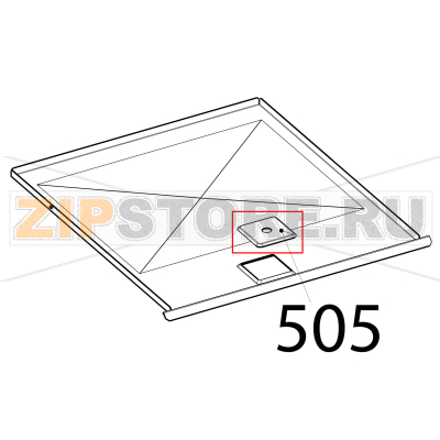 Cover L7 Tecnoinox PPF70GG7 Cover L7 Tecnoinox PPF70GG7Запчасть на деталировке под номером: 505