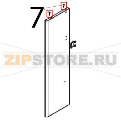 Pin Angelo Po IS102SR Pin Angelo Po IS102SRЗапчасть на деталировке под номером: 7