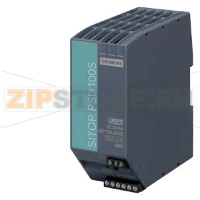 SITOP PSU100S 24 V/5 A, СТАБИЛИЗИРОВАННЫЙ БЛОК ПИТАНИЯ, ВХОД: ~120/230 В, ВЫХОД: =24 В/5 A Siemens 6EP1333-2BA20