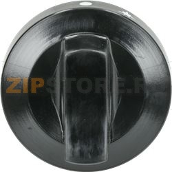 KNOB INDUSTRIAL BLACK ø 62 mm 