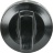 KNOB INDUSTRIAL BLACK ø 62 mm
