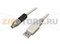 Соединитель линии передачи данных Connection cable USBA-2M-PUR-V34-G Pepperl+Fuchs