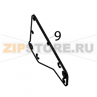 Head side frame Sato LT408 LH Head side frame Sato LT408 LHЗапчасть на деталировке под номером: 9Название запчасти на английском языке: Head side frame Sato LT408 LH.