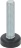 RUBBER FOOT ø 24 mm