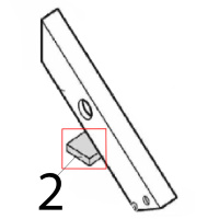 Economiser bracket Angelo Po C165D