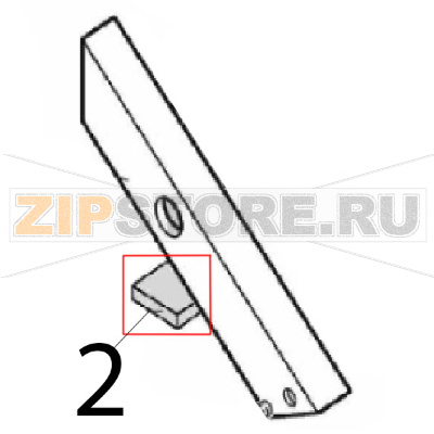 Economiser bracket Angelo Po C165D Economiser bracket Angelo Po C165DЗапчасть на деталировке под номером: 2