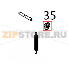 Bush top cover Rollmatic CP 52 Bush top cover Rollmatic CP 52Запчасть на деталировке под номером: 35