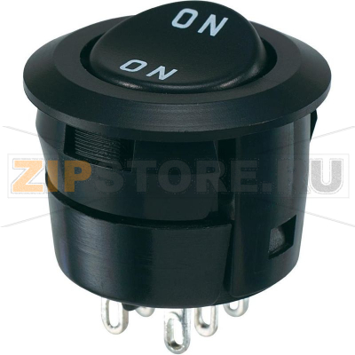 Переключатель клавишный 250 В/AC, 3 А, 2 x вкл/вкл, 1 шт Miyama DS-059F-ON 