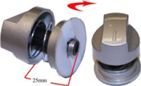 MANETTE COMPLETE INOX LISERET INOX