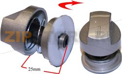 MANETTE COMPLETE INOX LISERET INOX 