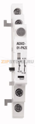 Сигнализатор срабатывания, 2x1 разм., винтовые клеммы Eaton AGM2-01-PKZ0 