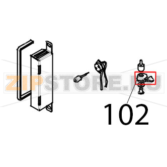 Gancio chiusura vetro Tecnoeka KF 1010 EV UD Gancio chiusura vetro Tecnoeka KF 1010 EV UDЗапчасть на деталировке под номером: 102