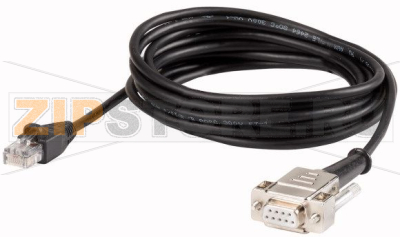 Кабель для программирования, XC100/200, EC4, RJ45, D-Sub 9 -контактный, 3м Eaton XT-SUB-D/RJ45 