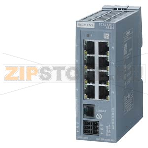 SCALANCE XB208 MANAGEABLE LAYER 2 IE-SWITCH 8X 10/100 MBITS/S RJ45 PORTS 1X KONSOLEN-PORT DIAGNOSTICS-LED REDUNDANT POWER SUPPLY TEMP. -RANGE 0 DGR C UP TO +60 DGR C, DIN RAIL MOUNTING PROFINET IO-DEVICE ETHERNET/IP-CERTIFICATE DEFAULT PROFINET Siemens 6G 