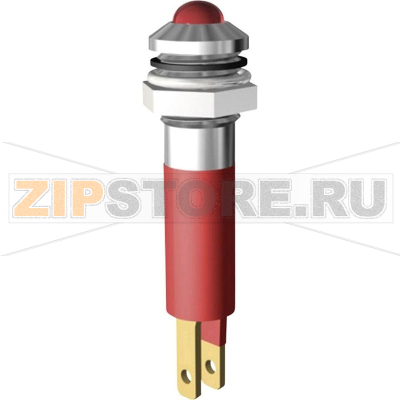 Лампа светодиодная 230 В/AC, индикаторная, желтая Signal-Construct SWQU08128CR 