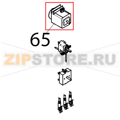 Fine cottura lineare completo di buzzer Tecnoeka KF 1010 A UD Fine cottura lineare completo di buzzer Tecnoeka KF 1010 A UDЗапчасть на деталировке под номером: 65