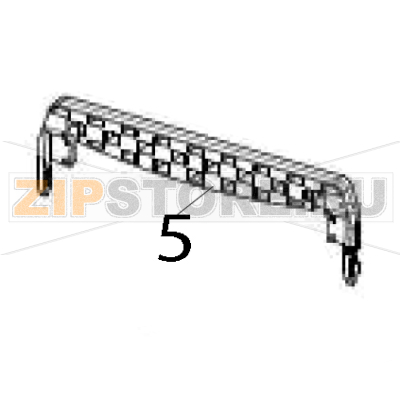 Latch assembly Zebra ZD230 Direct Thermal Latch assembly Zebra ZD230 Direct ThermalЗапчасть на деталировке под номером: 5