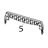Latch assembly Zebra ZD230 Direct Thermal