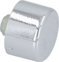 ROUND BUTTON CHROMED