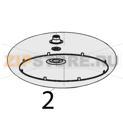 Radiate heating plate w. outlet Bartscher CFXB-138-195 Radiate heating plate w. outlet Bartscher CFXB-138-195Запчасть на деталировке под номером: 2