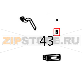 Door pin Bartscher RT-78B-8 Door pin Bartscher RT-78B-8Запчасть на деталировке под номером: 43