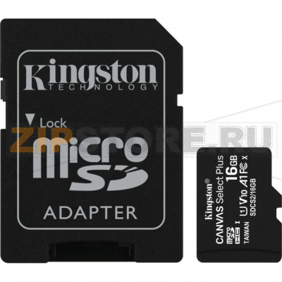 Карта памяти 16 Гб Kingston SDCS2-16GB-3P1A 